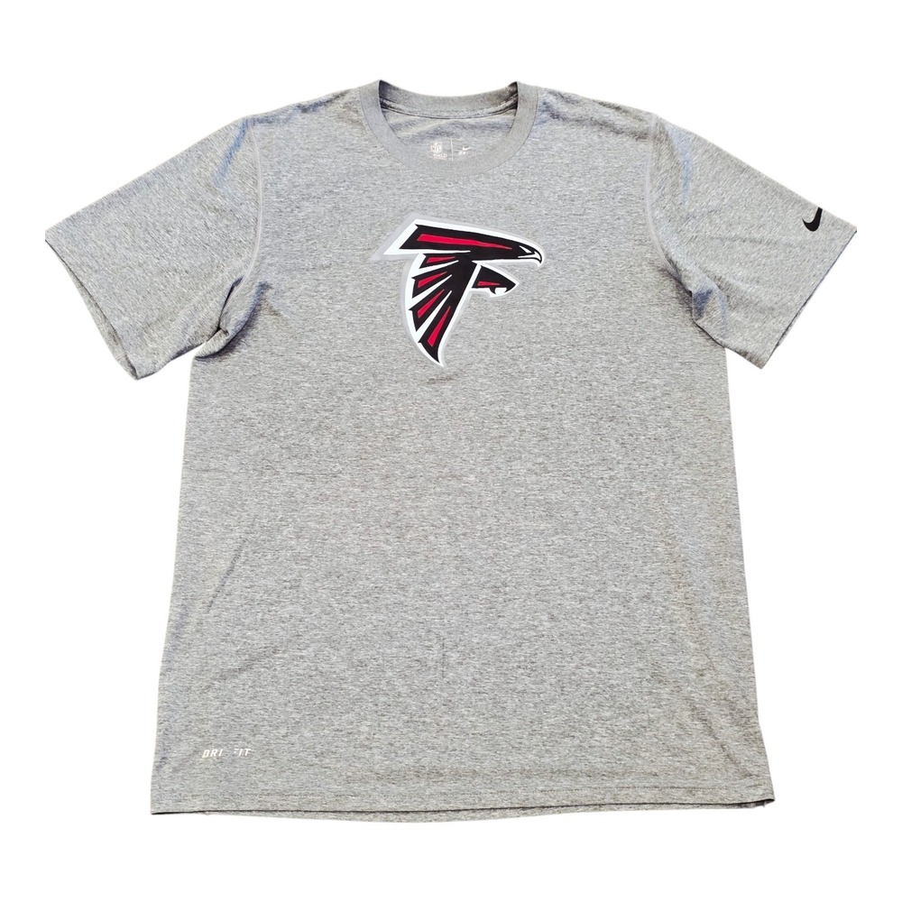 Nike Atlanta Falcons NFL Dri-FIT On Field Performance T-Shirt Mens Medium Gray